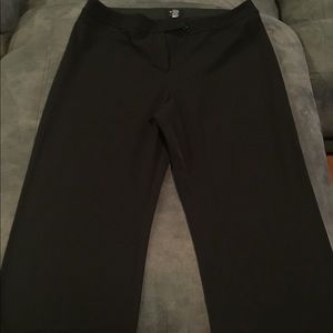 16W Black dress pants